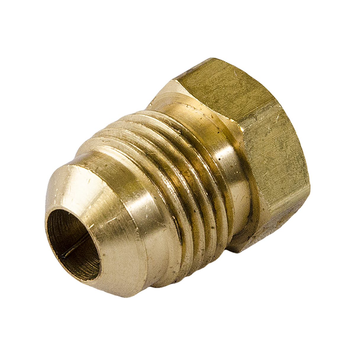 P2-4 Brass Plug 1/4" Male Flare