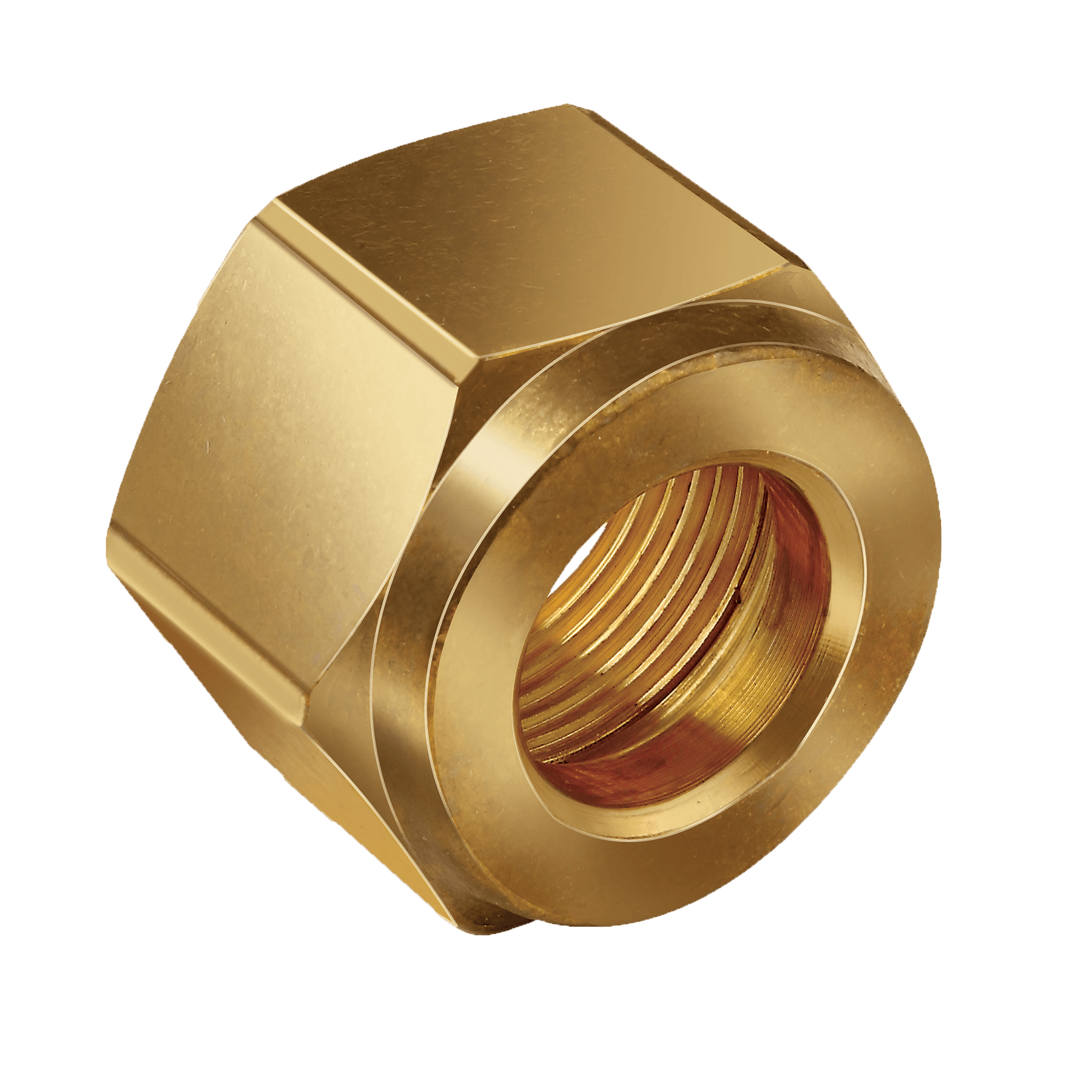 NS4-14 Brass Forged Flare Nut 7/8"