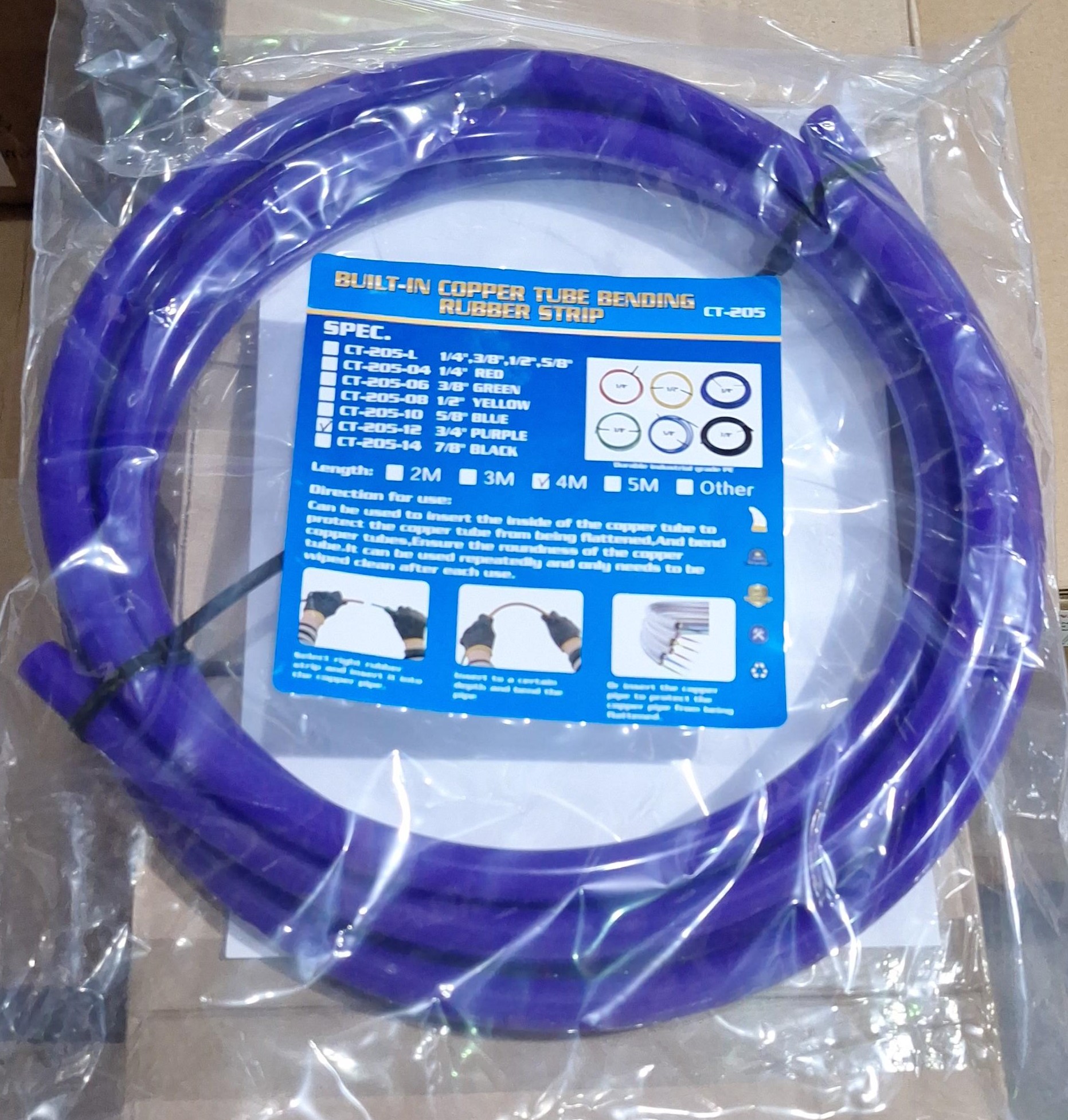 Bender Strip Internal 3/4" 4m Purple  CT-205-12