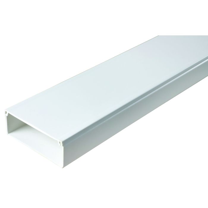 Trunking White Length 100 mm x 40 mm x 3 m