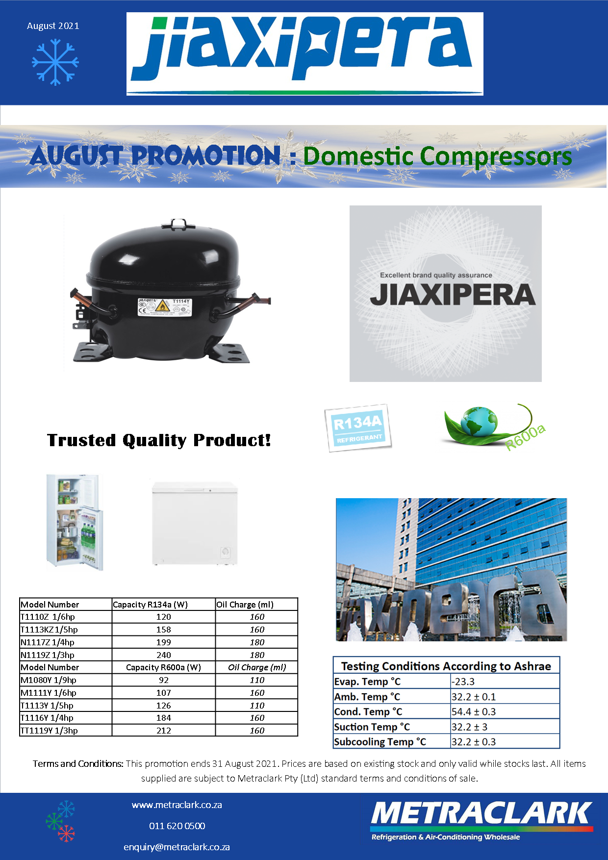 Jiaxipera Domestic Compressors Jiaxipera Domestic Compressors