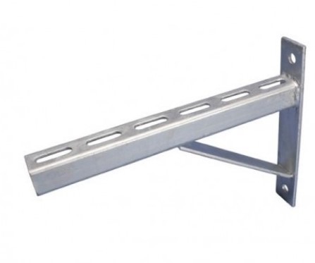 550mm Cantilever Bracket Set Powder  Coated with Rawlbolts