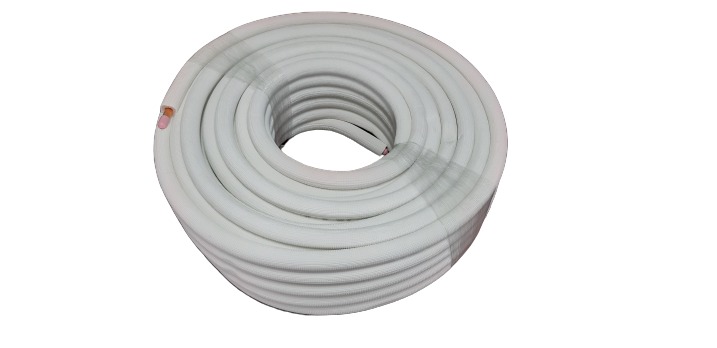 Insulated Copper Tube 50m  1/2" with 0.81mm Wall R410A/R32 Rated
