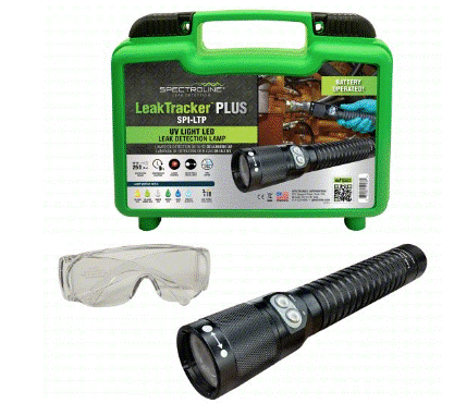 Spectroline Leak Detection UV Lamp Kit  with Glasses
