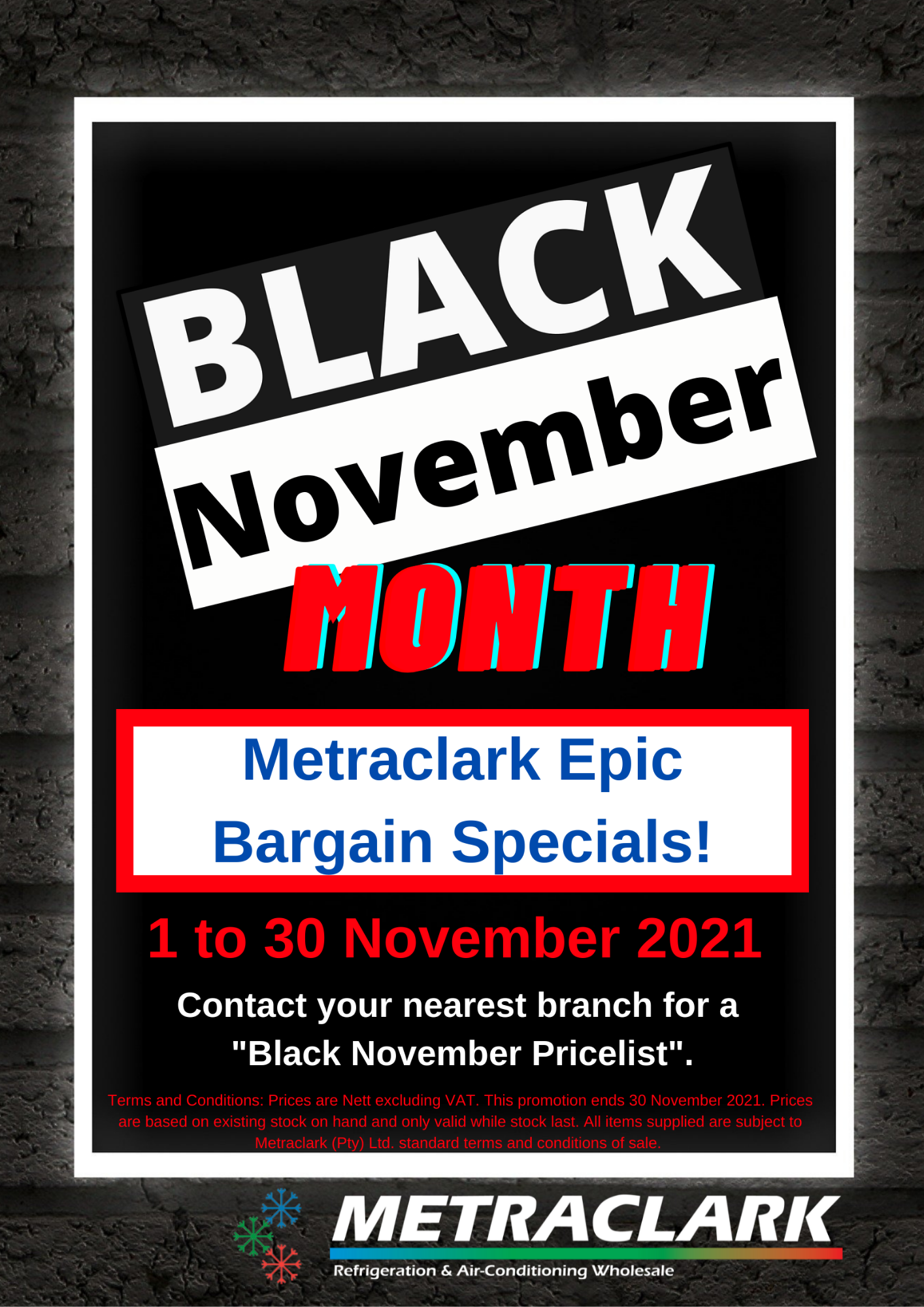Black November Month - November 2021 Promotion!
