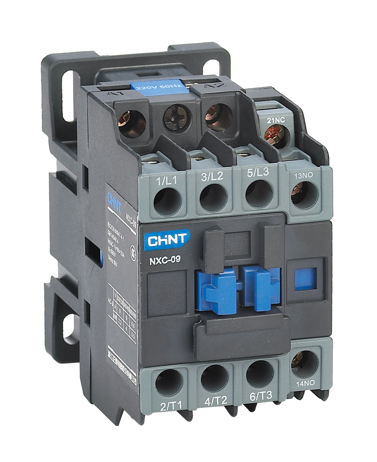 Contactor 12A 3NO Main+1NO+1NC Aux 240V