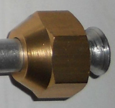 Flare Nut 1/2" Aluminium