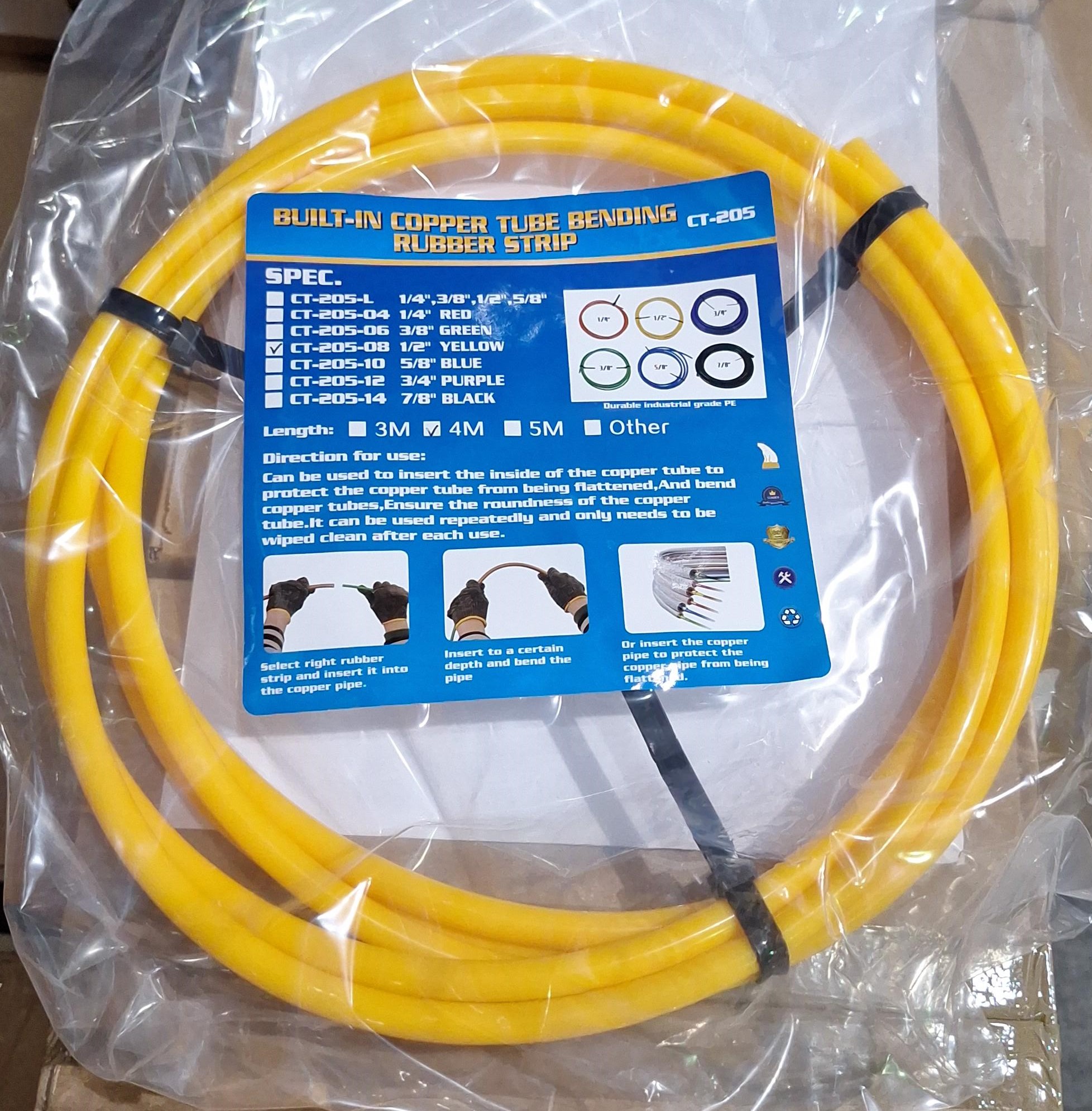 Bender Strip Internal 1/2" 4m Yellow  CT-205-08