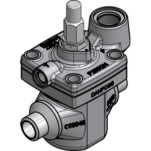 027H2029 Pilot Operated Servo Valve, ICS1 25-5, 20.0 mm, Butt weld
