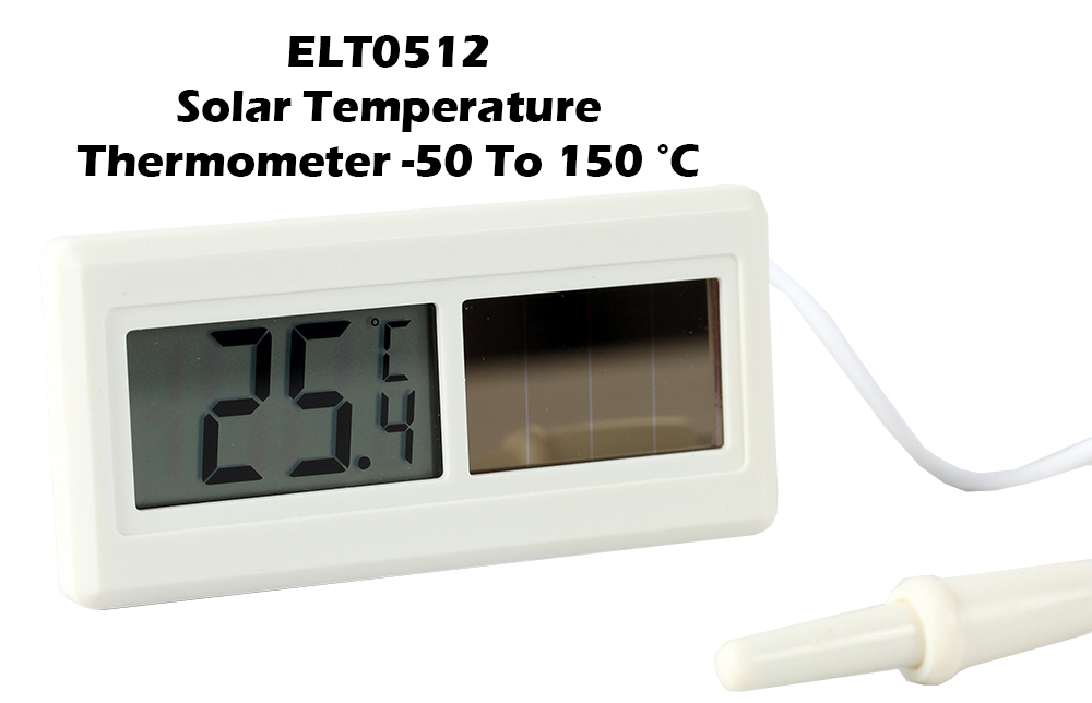 Solar Temperature Thermometer -50 °C~150°C