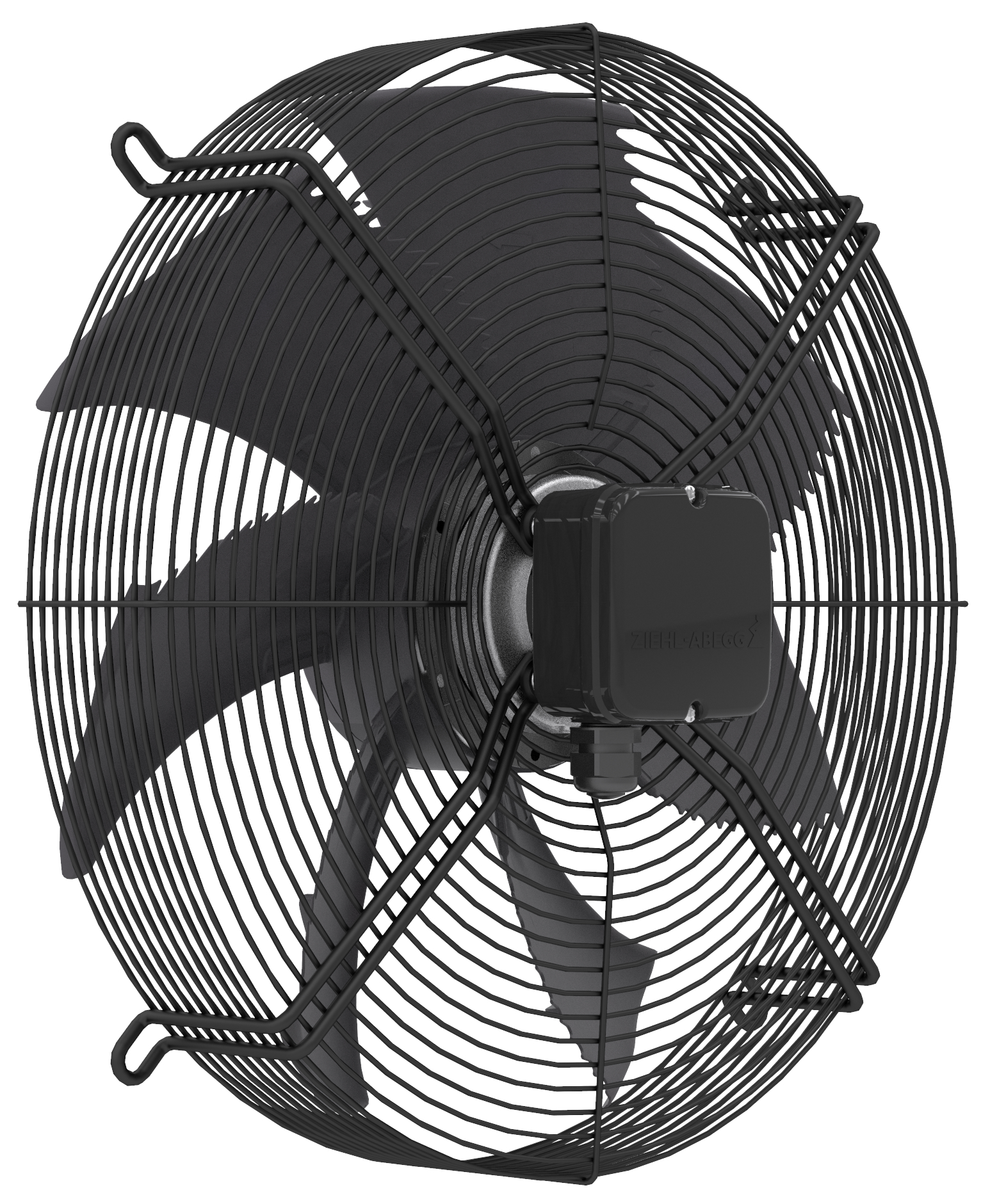 450mm 220V 4 Pole Ziehl Fan Assy Suction FN045-4EK.2F.V7P2