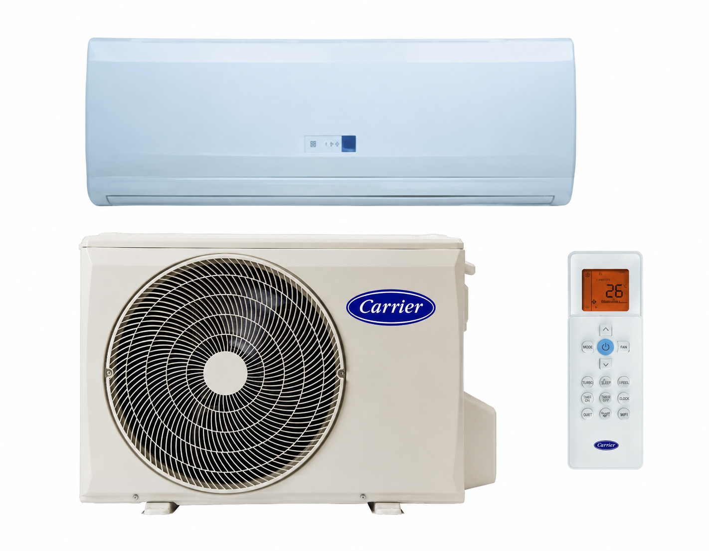 QHA105N 36000 Btu/h R410a Hiwall Spit Fixed Speed
