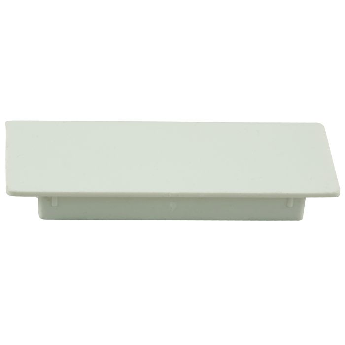 Trunking White End Cap 100 mm x 40 mm