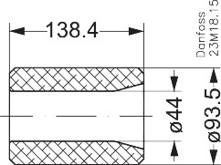 023U4381 Drier Block 48-DC Solid Core