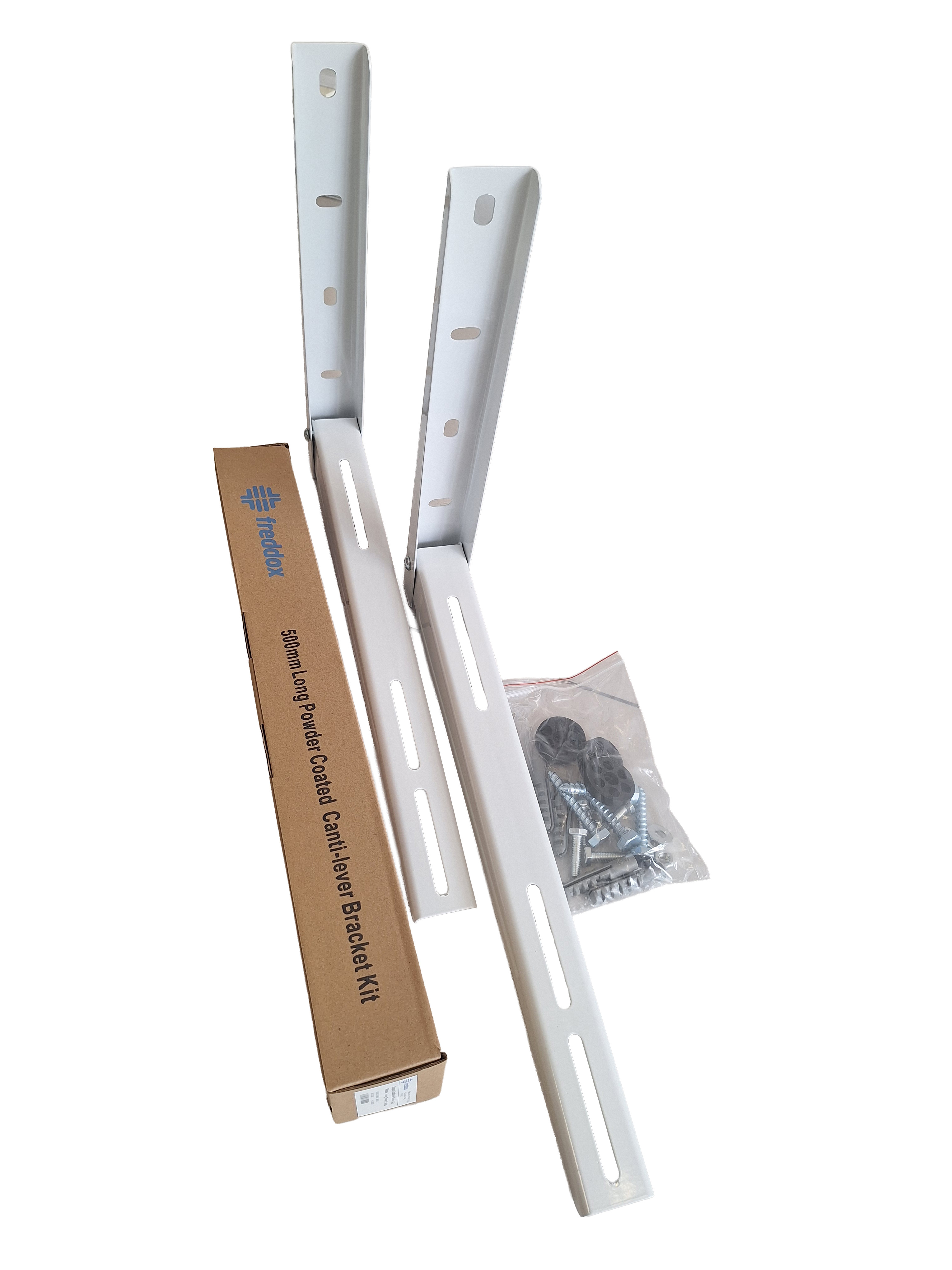 Hinged Cantilever Bracket Kit 450mm Powder Coated