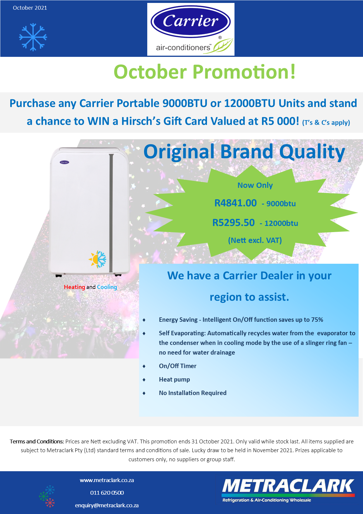 Carrier Portable Units Carrier Portable Units