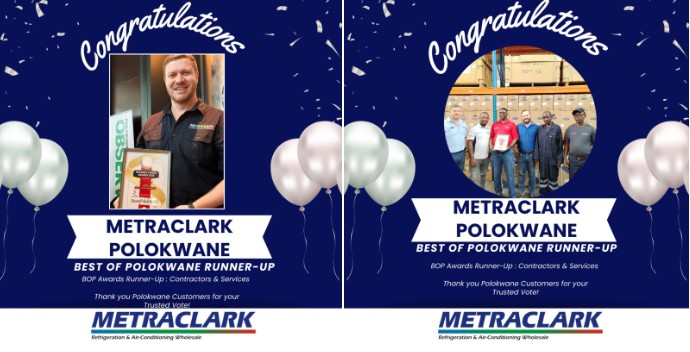 We are incredibly proud to announce a significant achievement for the Metraclark Polokwane team at the annual BOP (Best of Polokwane) Awards!