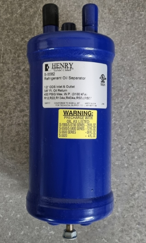 1/2" Henry Oil Seperator Non-Serviceable Hermetic Type S-5582