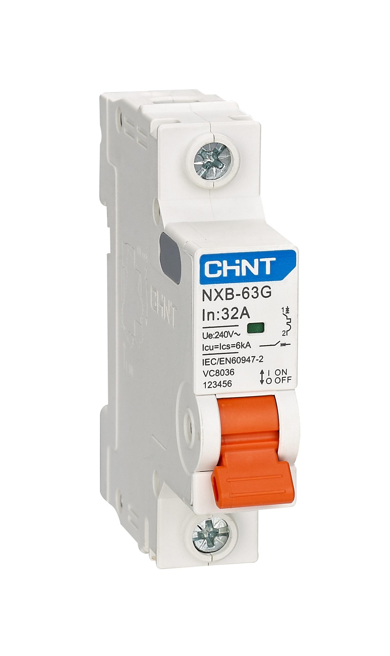 10A 1P 6kA Circuit Breaker D-Curve
